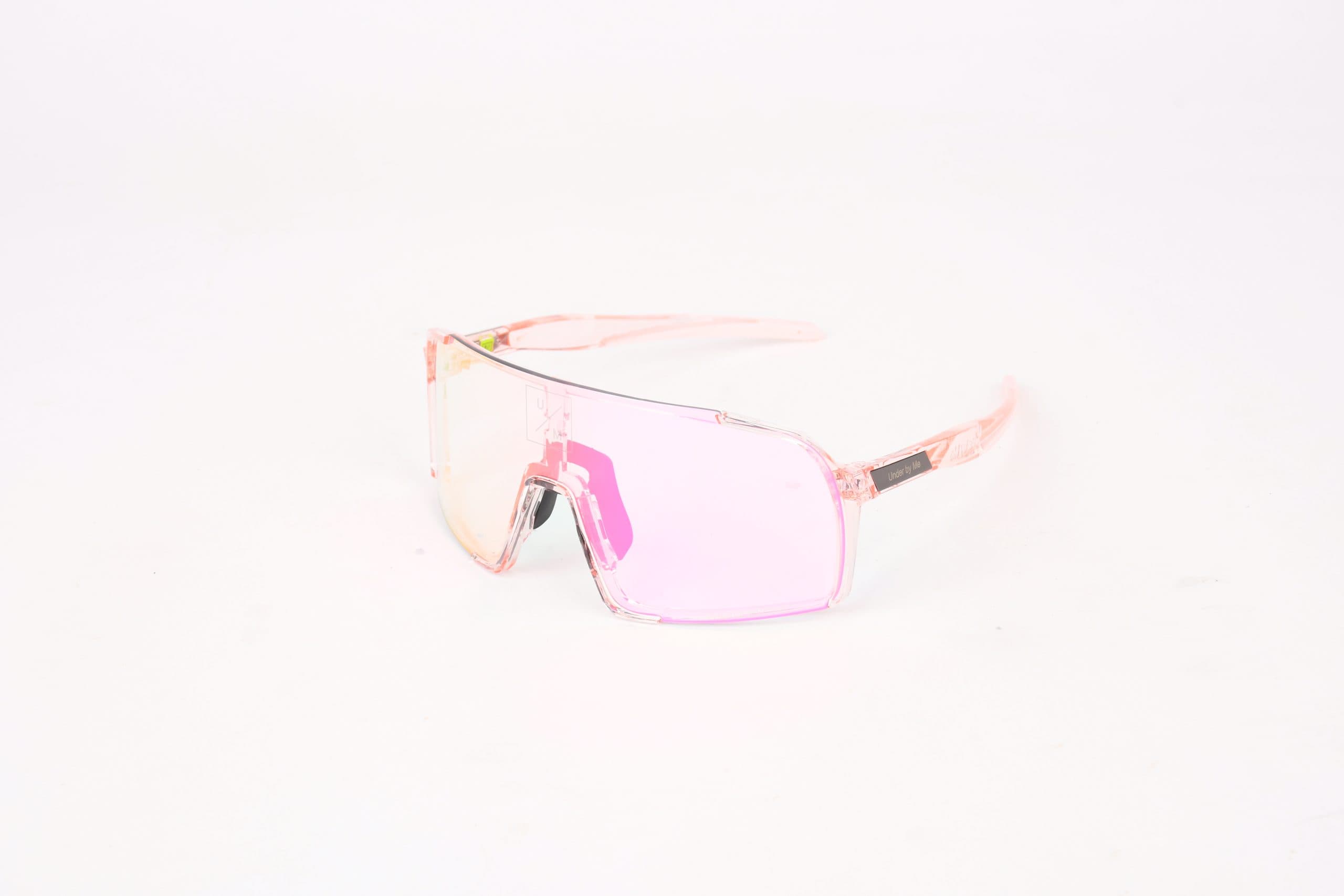 Солнцезащитные спортивные очки UNDER BY ME 2.0 transparent photochromic double Pink 2